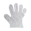 Rękawice foliowe 100 sztuk / Przeźroczyste / Rozmiar: 9 - L / RFOLIAPEL