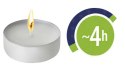 AURA Podgrzewacze Tealights Deko Premium 4h 100 szt. pf10-100s