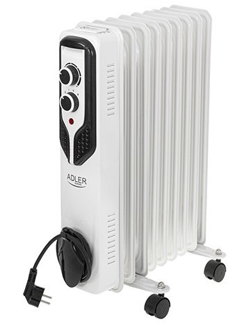Grzejnik Olejowy (9 żeberek) 2000W ADLER AD 7816