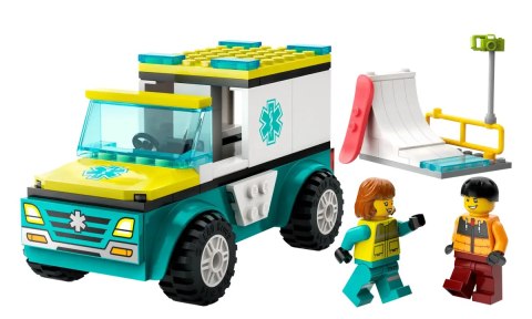 60403 - LEGO City - Karetka i snowboardzista