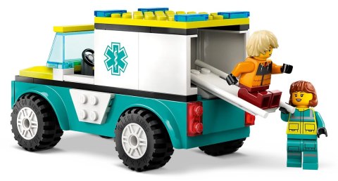 60403 - LEGO City - Karetka i snowboardzista