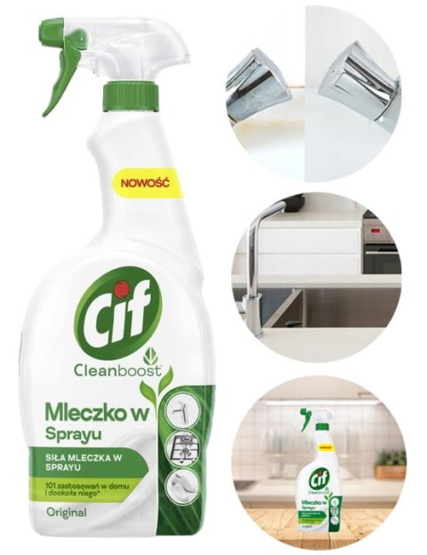 CIF Cleanboost Mleczko W Sprayu Do Czyszczenia 750ml