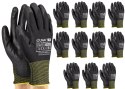 Rękawice Robocze Czarne J-TIMIPOLI_BB - 12 Par (9 - L)