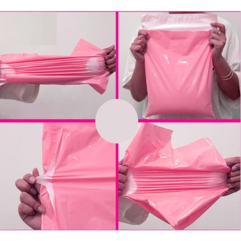 Foliopaki Kurierskie Różowe A3 310x420mm - 50 szt.