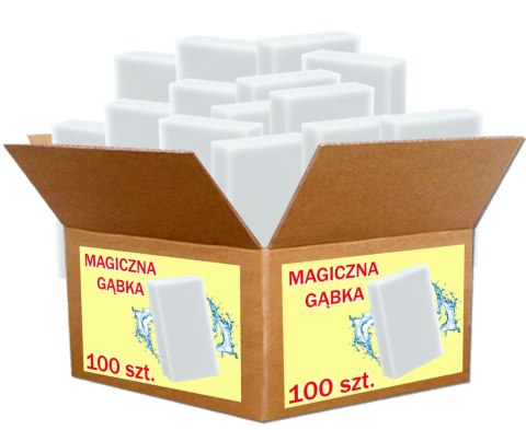 Magiczna Gąbka 100x60x15mm - 100 szt.