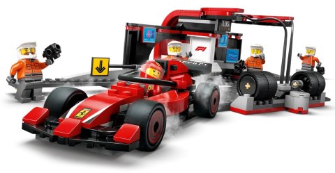 60443 - LEGO City - F1® Pit stop i mechanicy z bolidem Ferrari