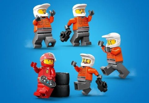 60443 - LEGO City - F1® Pit stop i mechanicy z bolidem Ferrari