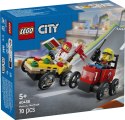 60458 - LEGO City - Zestaw wyścigówek: pizza kontra wóz strażacki
