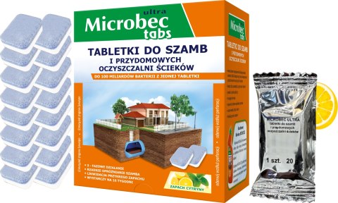 BROS - Microbec ULTRA - tabletka do szamb - 16 szt.