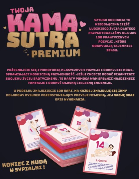 Gra Karciana Dla Dorosłych - TWOJA KAMASUTRA PREMIUM