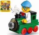 71045 - LEGO Minifigures - MAŁY MIŁOŚNIK POCIĄGÓW col25-10 / Seria 25