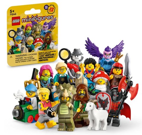 71045 - LEGO Minifigures - MIŁOŚNIK TRICERATOPSÓW W PRZEBRANIU col25-8 / Seria 25