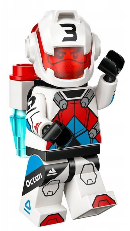 71048 - LEGO Minifigures - UCZESTNIK WYŚCIGU PLECAKÓW ODRZUTOWYCH col27-3 / Seria 27