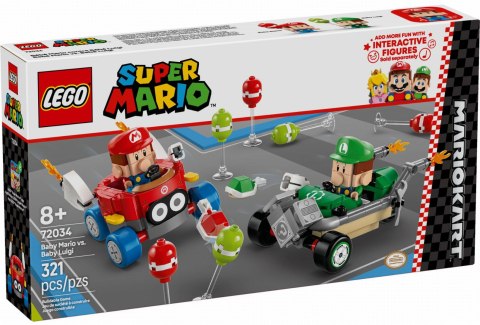 72034 - LEGO Super Mario - Mario Kart™ - Baby Mario kontra Baby Luigi
