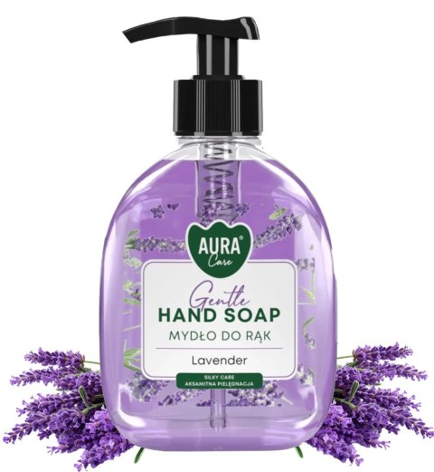 AURA Care Mydło Do Rąk Delikatne Lawenda 300 ml Z Dozownikiem AHS-001-002