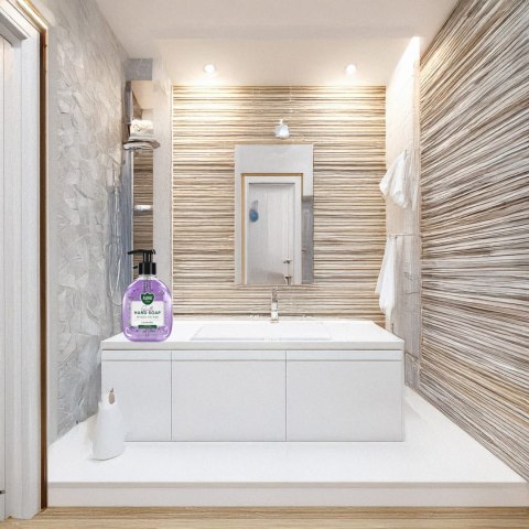 AURA Care Mydło Do Rąk Delikatne Lawenda 300 ml Z Dozownikiem AHS-001-002