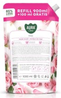 AURA Care Mydło Do Rąk Nawilżające Róża 1000 ml Uzupełniające AHS-002-001