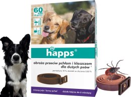 HAPPS - obroża przeciw pchłom i kleszczom dla dużych psów