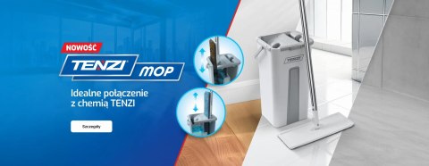 TENZI MOP Płaski Z Wyciskaczem - Mop Z Wiadrem Dwukomorowym