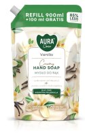 Zestaw 3x1000 ml AURA Care Mydło Do Rąk Uzupełniające Lawenda Róża Wanilia