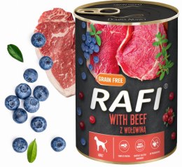Zestaw 48x400g Karma Mokra Dla Psów RAFI MIX Smaków (Jagnięcina, Wołowina)