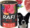 Zestaw 6x400g Karma Mokra Dla Psów RAFI MIX Smaków (Jagnięcina, Wołowina)