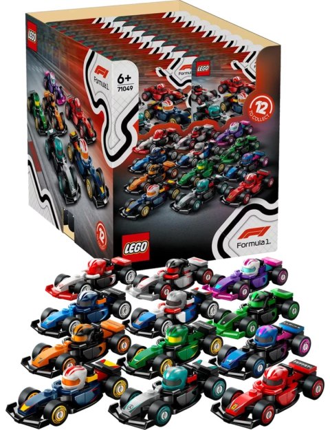 71049 - LEGO Minifigures - Kolekcjonerskie bolidy F1 - 36 szt.