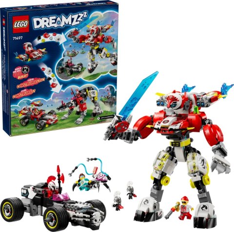 71497 - LEGO DREAMZzz - Tygrysi mech Coopera i hot rod Zero