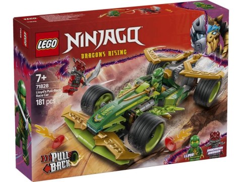 71828 - LEGO Ninjago - Samochód wyścigowy Lloyda z napędem typu pull-back