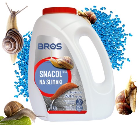 BROS - Snacol 5GB zwalcza ślimaki 1kg (butelka)