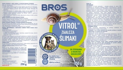 BROS - Vitrol GB zwalcza ślimaki 250g