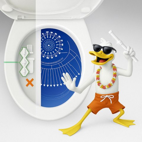 Duck Fresh Discs Eucaliptus - Żelowy Krążek Do Toalety 72ml (2 x 36ml)