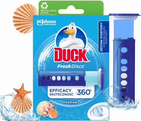 Duck Fresh Discs Marine - Żelowy Krążek Do Toalety 36ml + Aplikator