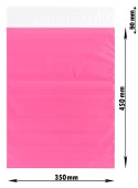 Foliopaki Kurierskie Różowe C3 350x450mm - 1000 szt.