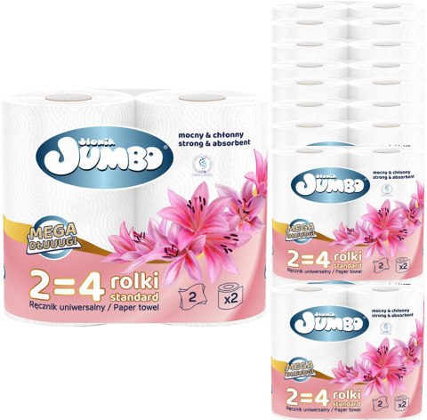 Ręcznik Papierowy 2R SŁONIK JUMBO MEGA DŁUUUGI BIAŁY 2W - 30 Rolek