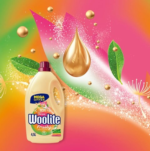 Woolite Fruity do Kolorów z Keratyną 4,5l/75 prań
