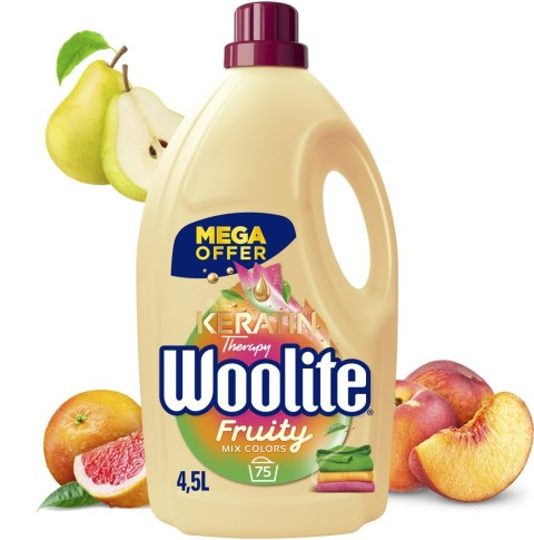 Woolite Fruity do Kolorów z Keratyną 4,5l/75 prań