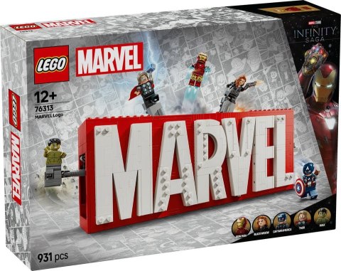 76313 - LEGO Super Heroes - Logo MARVEL z minifigurkami