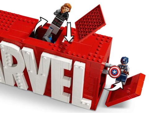 76313 - LEGO Super Heroes - Logo MARVEL z minifigurkami