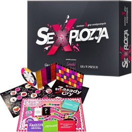 Gra Planszowa Dla Dorosłych - SEXPLOZJA - Zestaw 3 Gier Erotycznych