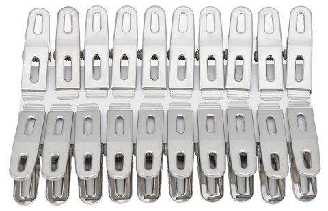 Klamerki Spinacze Do Prania Ubrań Bielizny Metalowe 20 szt. - 27327
