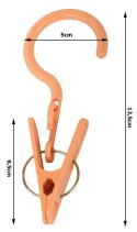 Klamerki Spinacze z Haczykiem Do Prania Ubrań Bielizny 3 szt. - 27325