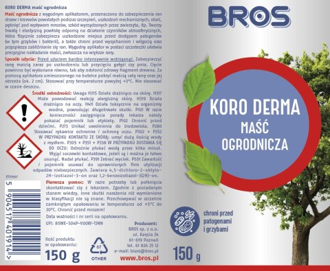 Koro-Derma maść ogrodnicza w butelce z aplikatorem 150g