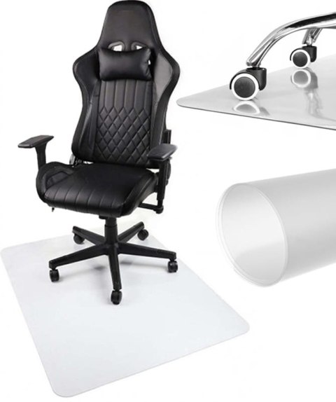 Mata Ochronna Pod Krzesło Mleczny Transparent 100x70 cm