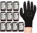 Rękawice Robocze MERCATOR Tech Black+Black PU - 120 Par (10 - XL)