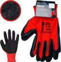 Rękawice Robocze MERCATOR Tech Red+Black Latex - 1 Para (9 - L)