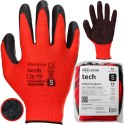 Rękawice Robocze MERCATOR Tech Red+Black Latex - 12 Par (10 - XL)