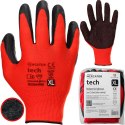Rękawice Robocze MERCATOR Tech Red+Black Latex - 12 Par (8 - M)