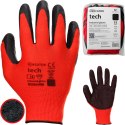 Rękawice Robocze MERCATOR Tech Red+Black Latex - 12 Par (9 - L)