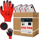 Rękawice Robocze MERCATOR Tech Red+Black Latex - 240 Par (10 - XL)